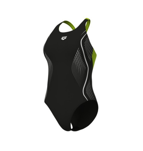Купальник Arena Grid Swimsuit V Back Graphic
