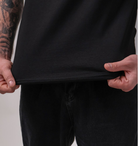 Футболка унісекс yes, original Oversize Black 100000-149 XXL