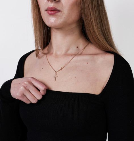 Топ жіночий H&M Square-Neck Crop Top Black 1189031002 M