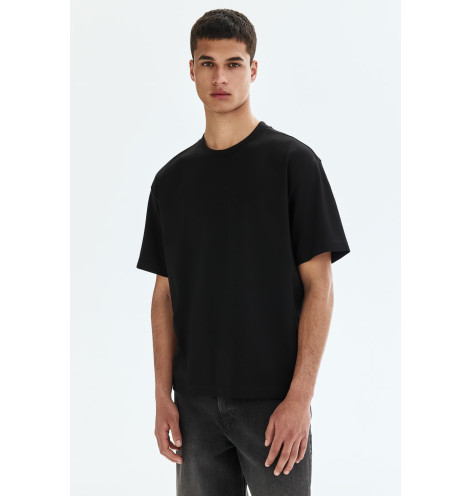Футболка чоловіча H&M Relaxed Fit Black 1309319010 L