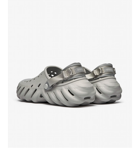 Тапочки чоловічі Crocs Echo Clog Grey 207937-1FT 37-38