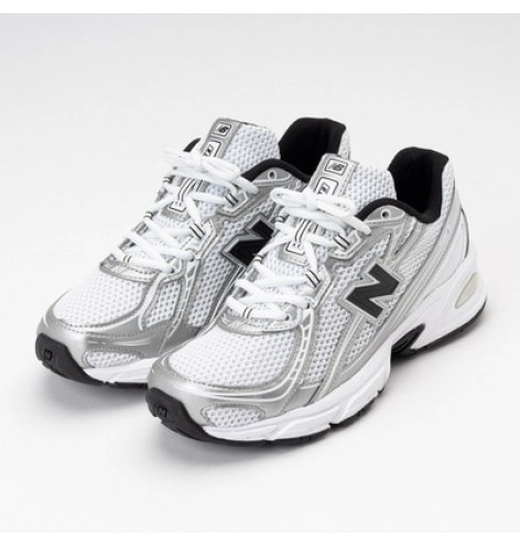 New Balance 740 White Silver Metallic Navy