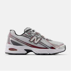 New Balance 740 White Mercury Red