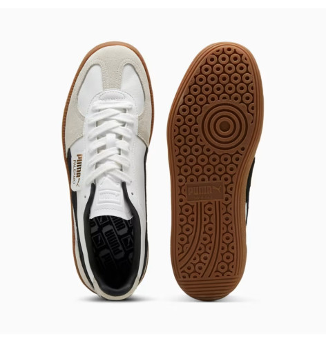 Puma Palermo Leather White Black Gum