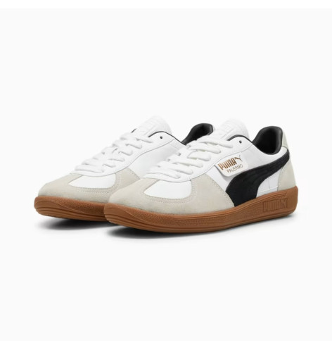 Puma Palermo Leather White Black Gum