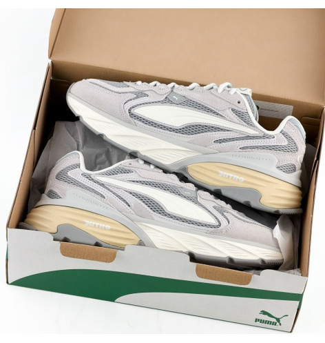 Puma Fade Nitro LS Suede Cool Light Gray
