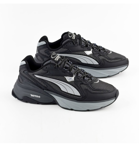 Puma Fade Nitro LS Black Cool Dark Gray
