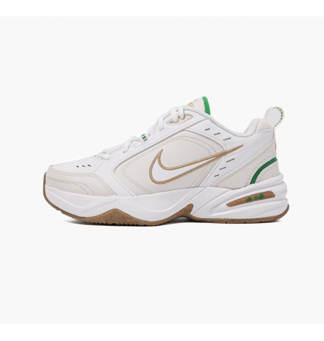 Nike Air Monarch IV White Lucky Green Gold