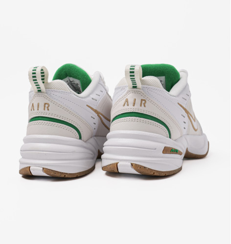 Nike Air Monarch IV White Lucky Green Gold
