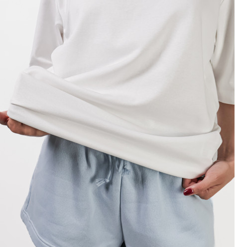 Футболка унісекс Uniqlo Airism Cotton Oversized Crew Neck Half-Sleeve T-Shirt White 465185-00 L