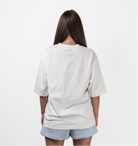 Футболка унісекс Uniqlo Airism Cotton Oversized Crew Neck Half-Sleeve T-Shirt White 465185-00 L