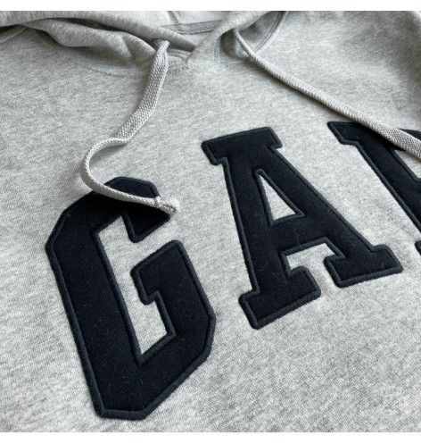 Худі чоловіче Gap Logo Hoodie Light Heather Grey 510981021 XL