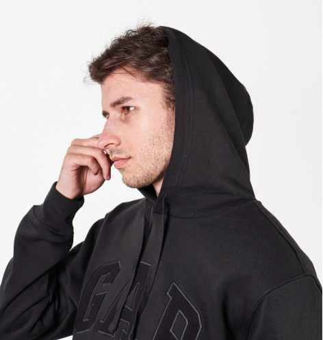 Худі чоловіче Gap Logo Fleece Hoodie moonless night 510981801 S