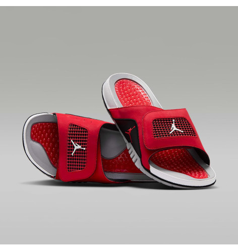 Тапочки чоловічі Air Jordan Hydro 4 Retro Red 532225-600 45