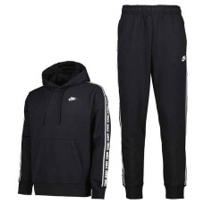 Спортивний костюм чоловічий Nike Club Fleece Graphics Hooded Track Suit Black FB7296-010 L