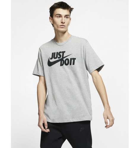 Футболка чоловіча Nike M Nsw Tee Just Do It Swoosh Grey AR5006-063 XXL