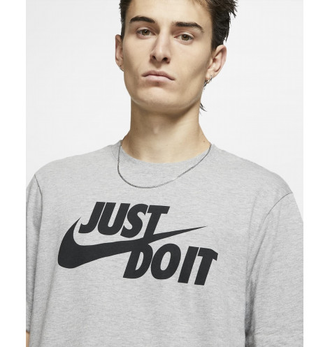 Футболка чоловіча Nike M Nsw Tee Just Do It Swoosh Grey AR5006-063 XXL
