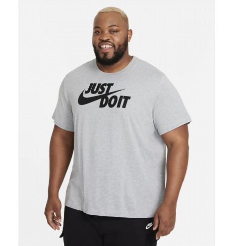Футболка чоловіча Nike M Nsw Tee Just Do It Swoosh Grey AR5006-063 XXL