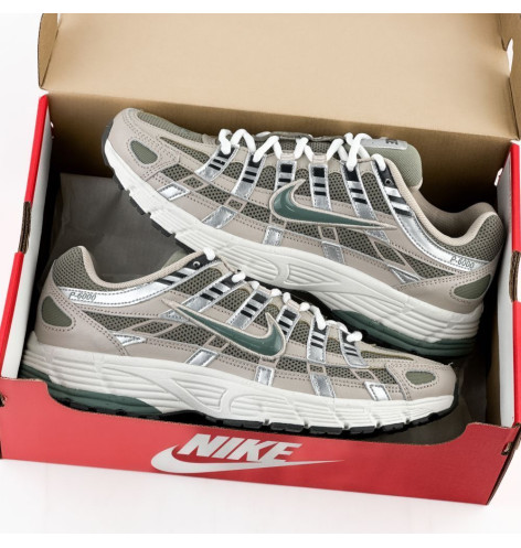 Nike P-6000 Cream II Clay Green