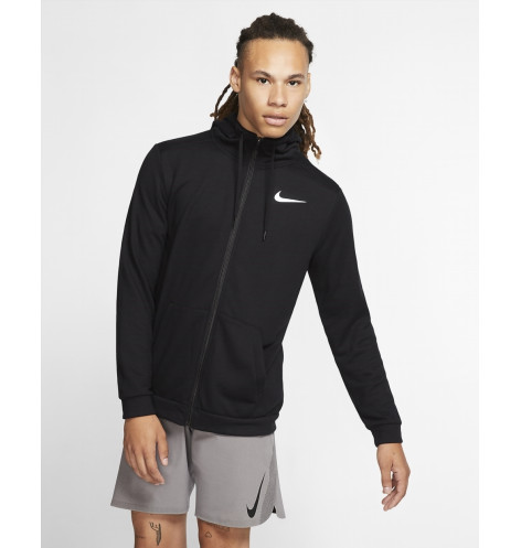 Толстовка чоловіча Nike Dri-Fit MenS Full-Zip Training Hoodie Black CJ4317-010 XL
