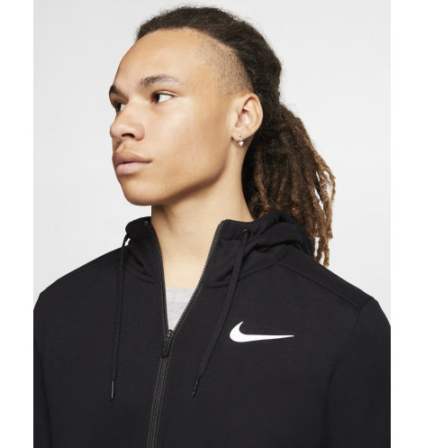 Толстовка чоловіча Nike Dri-Fit MenS Full-Zip Training Hoodie Black CJ4317-010 XL