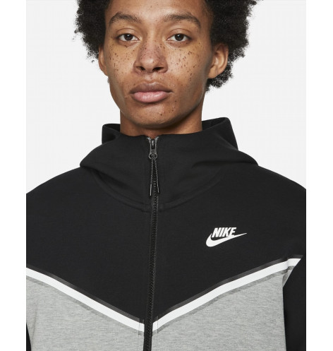 Толстовка чоловіча Nike Sportswear Hoodie Black/Grey CU4489-016 XXL