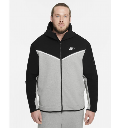 Толстовка чоловіча Nike Sportswear Hoodie Black/Grey CU4489-016 XXL