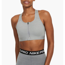 W NK DF SWSH ZIP FRONT BRA