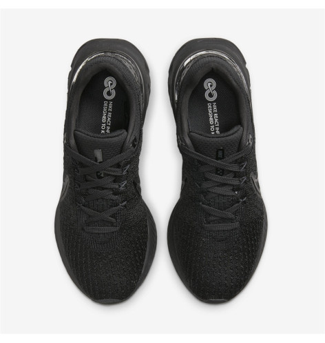 Кросівки жіночі Nike React Infinity Run Flyknit 3 Black Dd3024-005 38