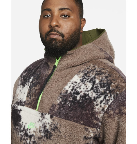 Nike Ess 1/2 Zip Sherpa Hooide