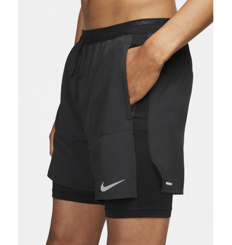 M NK DF STRIDE 5IN SHRT HYBRID