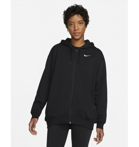 Толстовка Nike W Nsw Jrsy Os Fz Hoodie Black