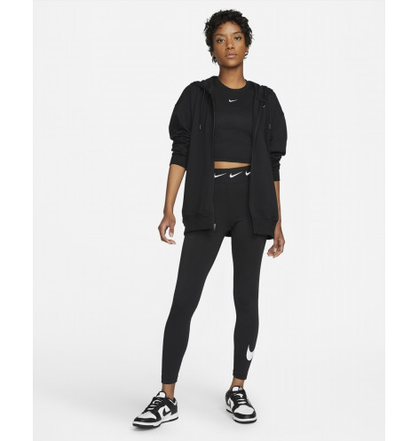 Толстовка Nike W Nsw Jrsy Os Fz Hoodie Black