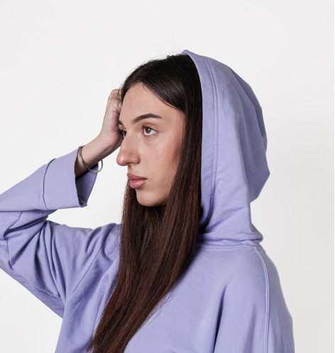 Худі жіноче Nike Yoga Luxe Violet Dm6981-569 M