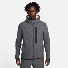 Толстовка NIKE NSW TCH FLC FZ WINTER HD GREY