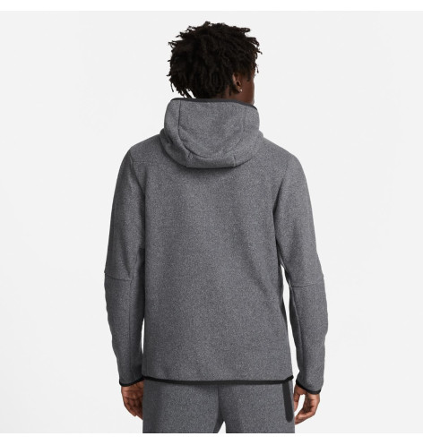 Толстовка NIKE NSW TCH FLC FZ WINTER HD GREY