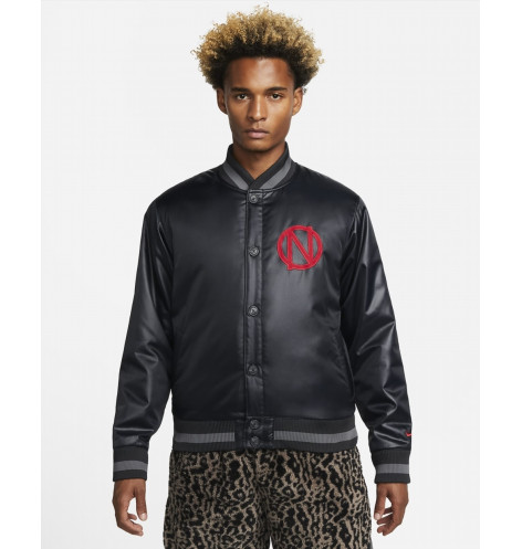 Бомбер Nike PREMIUM FULL ZIP BASKETBALL JACKET BLACK