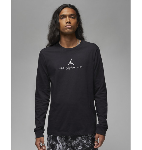 Лонгслив Air Jordan M J Df Sprt Gfx Ls Crew Black
