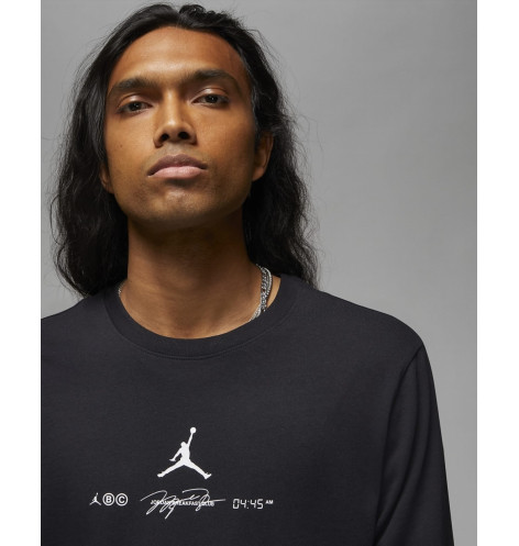 Лонгслив Air Jordan M J Df Sprt Gfx Ls Crew Black