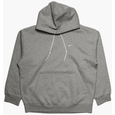 Nike Solo Swoosh Grey Hoodie