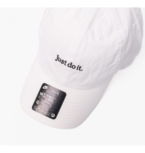 Кепка унісекс Nike U Club Cap U Cb Jdi L White FB5370-100 L/XL