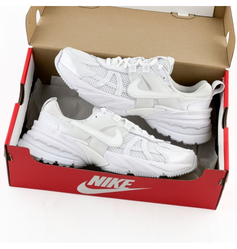 Nike V2K Run Triple White