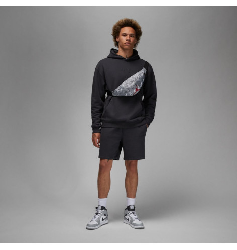 Толстовка Air Jordan Wordmark Fleece Hoodie Black