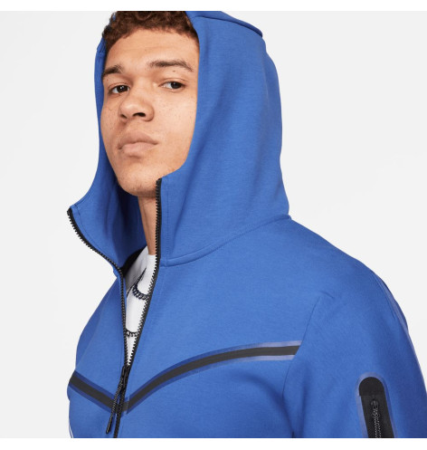 Толстовка NIKE TECH FLEECE HOODIE BLUE