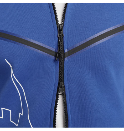 Толстовка NIKE TECH FLEECE HOODIE BLUE