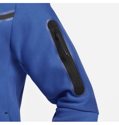 Толстовка NIKE TECH FLEECE HOODIE BLUE