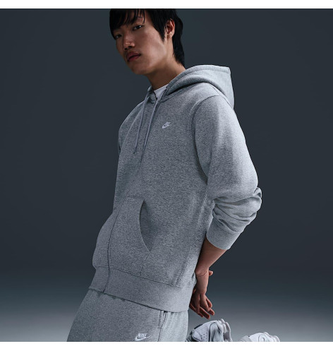 Толстовка чоловіча Nike Club Fleece Grey FN3861-063 XXL