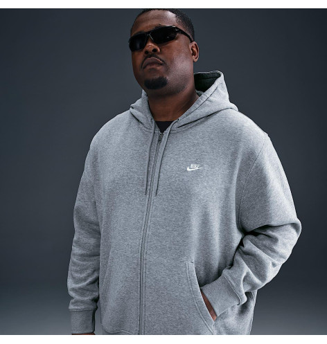 Толстовка чоловіча Nike Club Fleece Grey FN3861-063 XXL