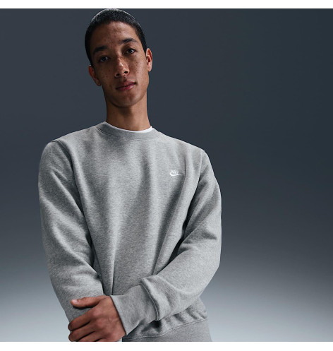 Світшот чоловічий Nike Club Bb Crew Grey FN3886-063 XL