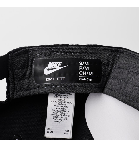 Кепка унісекс Nike Club Cb Swsh Fs Black FV5563-010 S/M